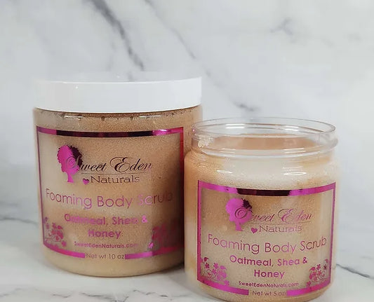 Oatmeal, Shea, & Honey Foaming Body Scrub